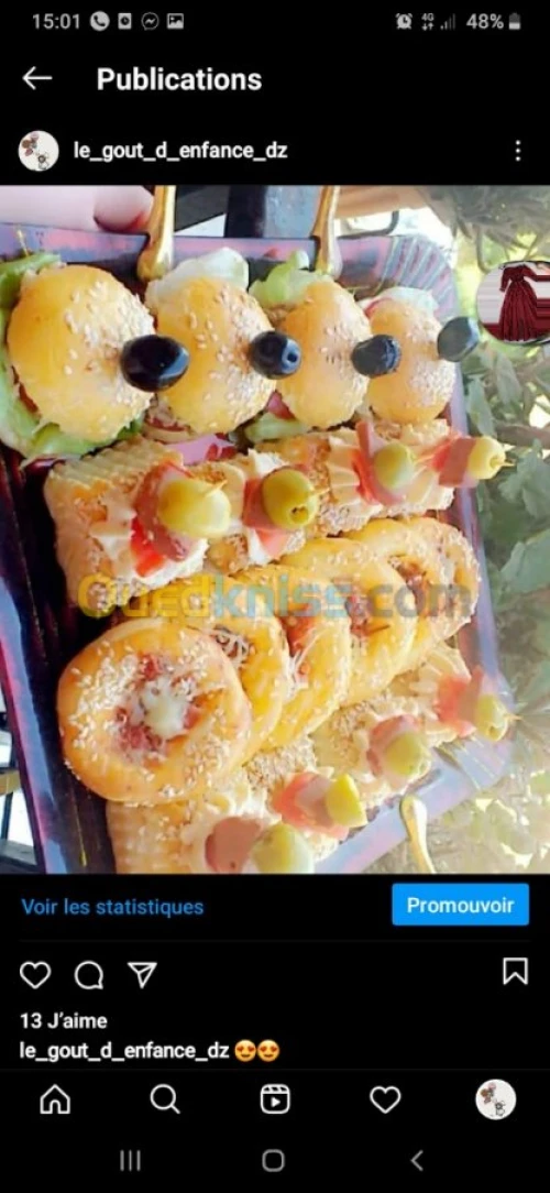 Gâteaux sur commande 