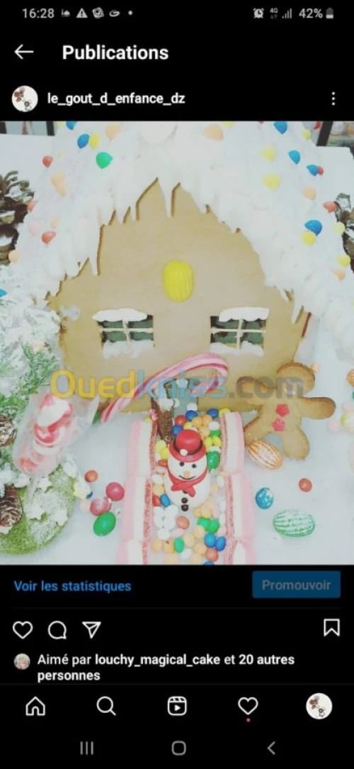 Gâteaux sur commande 