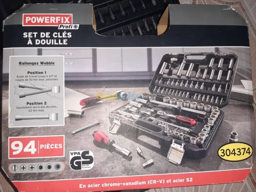 Valise à outils /set de clés à douille