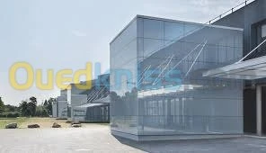 Vitrine magasin et façde verre trempé