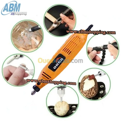 Outil rotatif, Mini Meuleuse de finition électrique 203pcs - ORCA