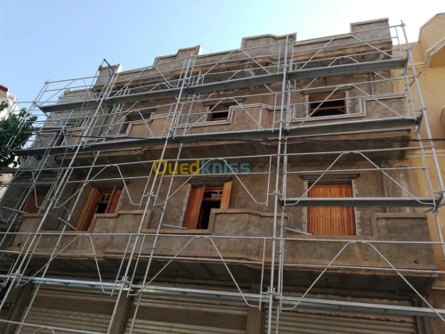 Facad des traitment monocouche monokouche