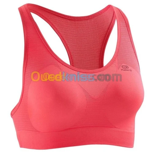 BRASSIERE DECATHLON RUNNING BASIQUE ROSE CORAIL 