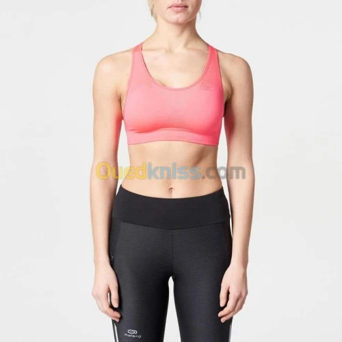 BRASSIERE DECATHLON RUNNING BASIQUE ROSE CORAIL 
