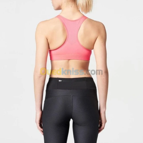 BRASSIERE DECATHLON RUNNING BASIQUE ROSE CORAIL 