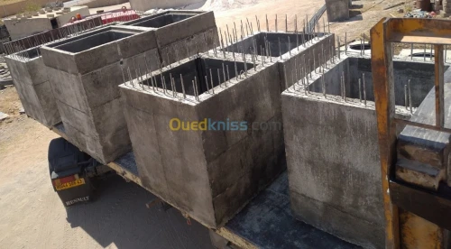 Fabrication béton préfabriqué - Servic