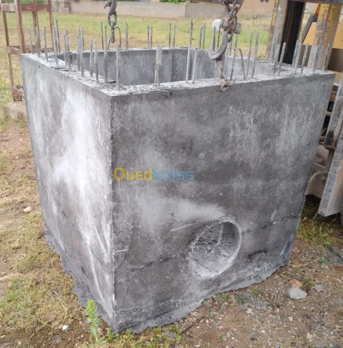 Fabrication béton préfabriqué - Servic