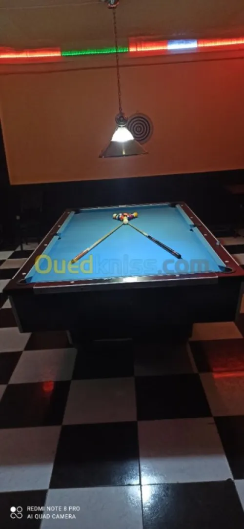 Salle de jeux billard xbox