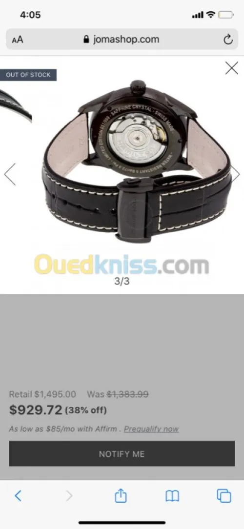 Hamilton automatic GMT edition limitée