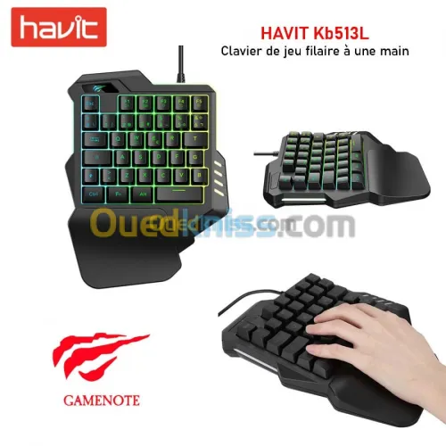 Clavier Gaming HAVIT KB513L RGB