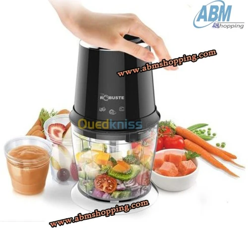 Robuste Mini Hachoir  2 Lames 350 W