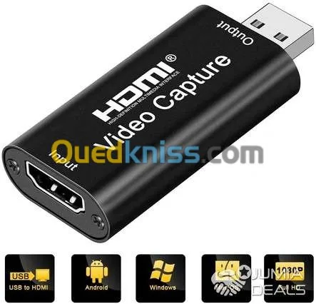 CARTE CAPTURE VIDEO HDMI TO USB 4K