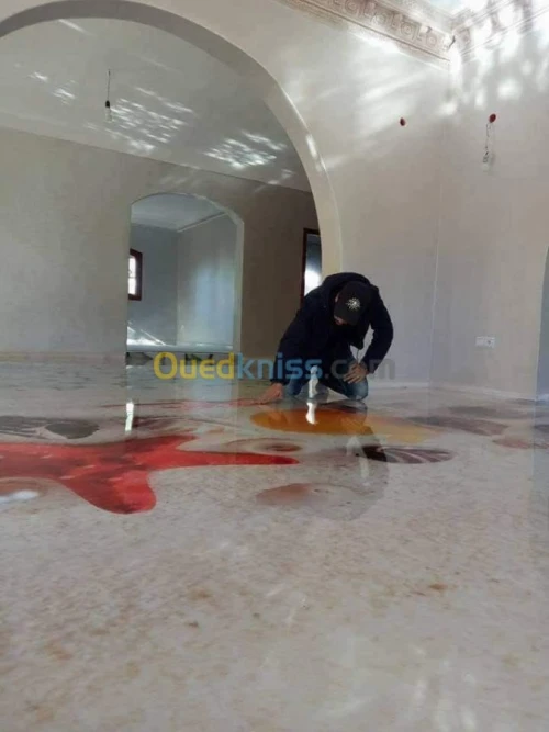 tous type de revêtement de sol résine 