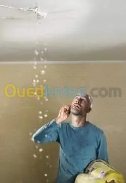 عزل واصلاح جميع الأسطح المتضررة من ماء