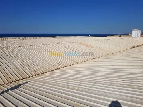 عزل واصلاح جميع الأسطح المتضررة من ماء
