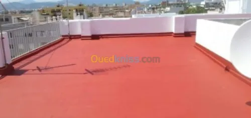 عزل واصلاح جميع الأسطح المتضررة من ماء
