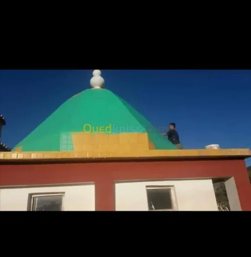 عزل واصلاح جميع الأسطح المتضررة من ماء