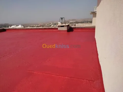 عزل واصلاح جميع الأسطح المتضررة من ماء