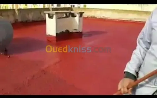 عزل واصلاح جميع الأسطح المتضررة من ماء