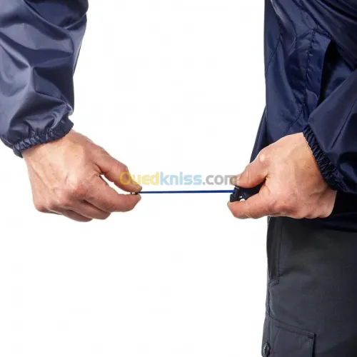 VESTE KAWI COUPE-PLUIE DE RANDONNÉE QUECHUA BLEU