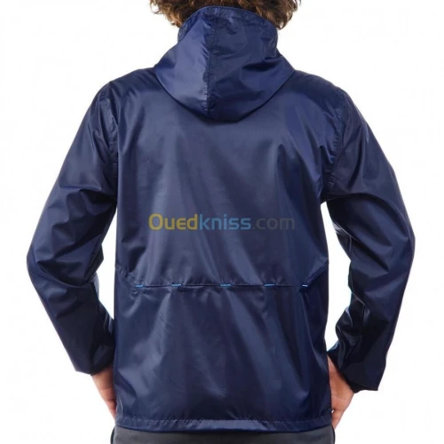 VESTE KAWI COUPE-PLUIE DE RANDONNÉE QUECHUA BLEU