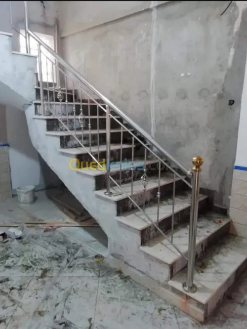 rampe escalier inox et garde corps ino