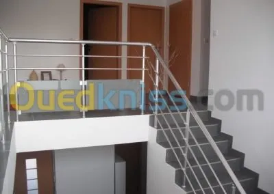 rampe escalier inox et garde corps ino