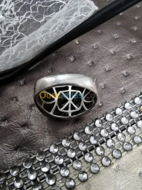 Bague Argent en Diamant pour Hommes