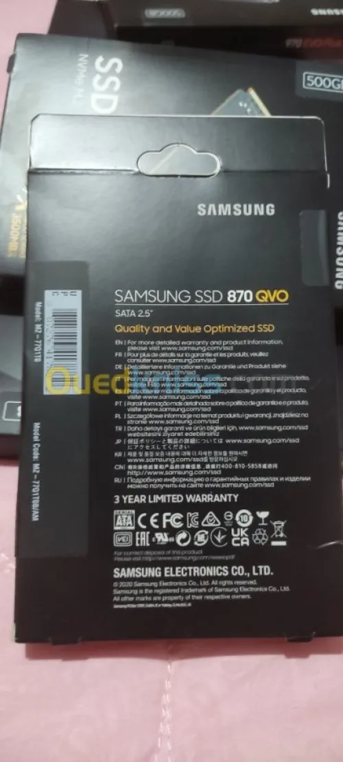 DISQUES SSD M2 NVME 1TO SAMSUNG WD