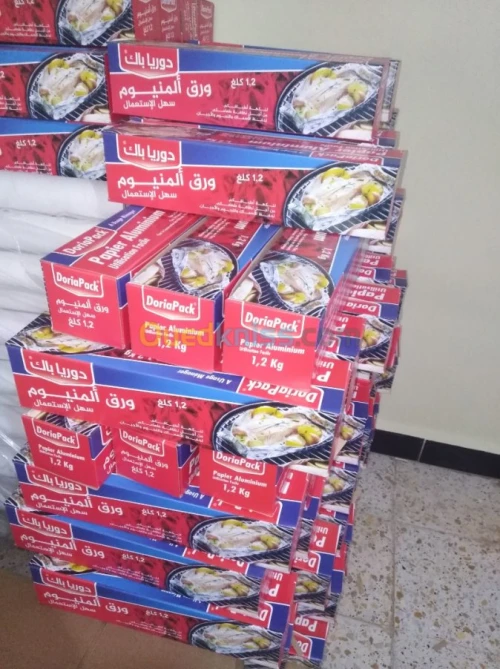 Papier aluminium et filme étirable 