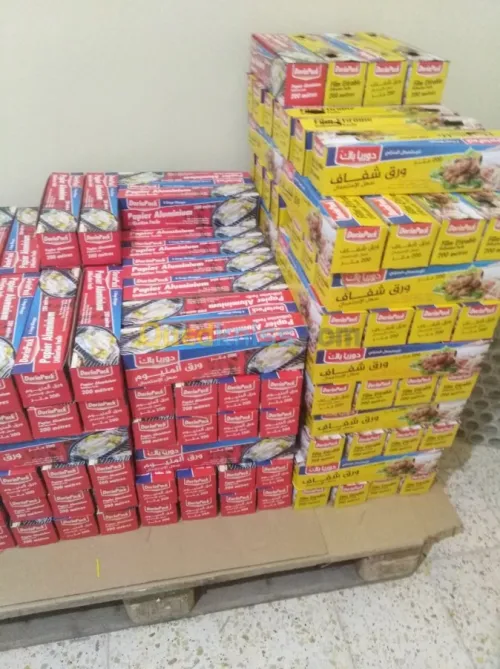 Papier aluminium et filme étirable 