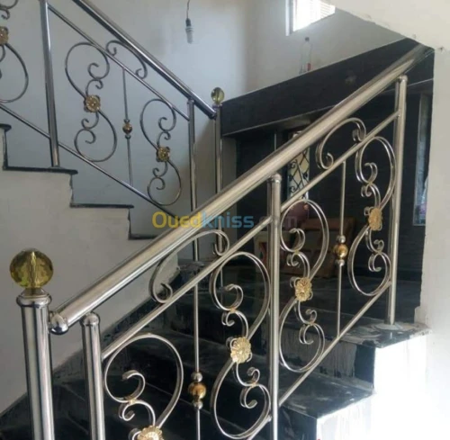 rampe escalier inox et garde corps ino