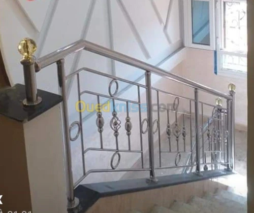 rampe escalier inox et garde corps ino
