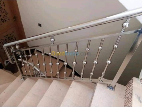 rampe escalier inox et garde corps ino