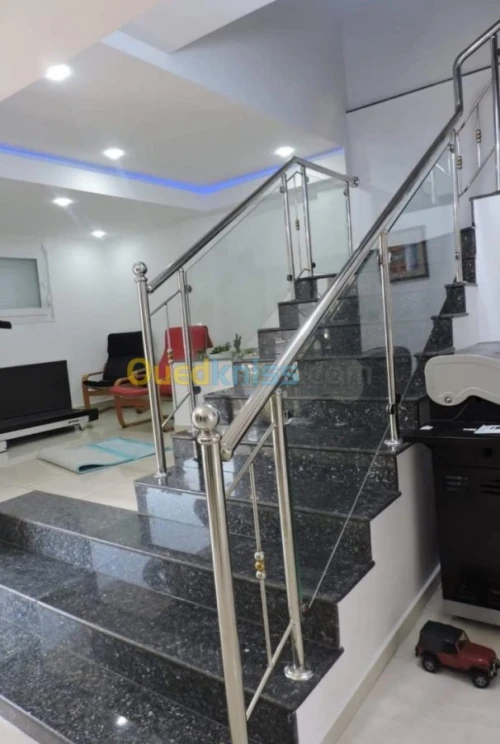 rampe escalier inox et garde corps ino