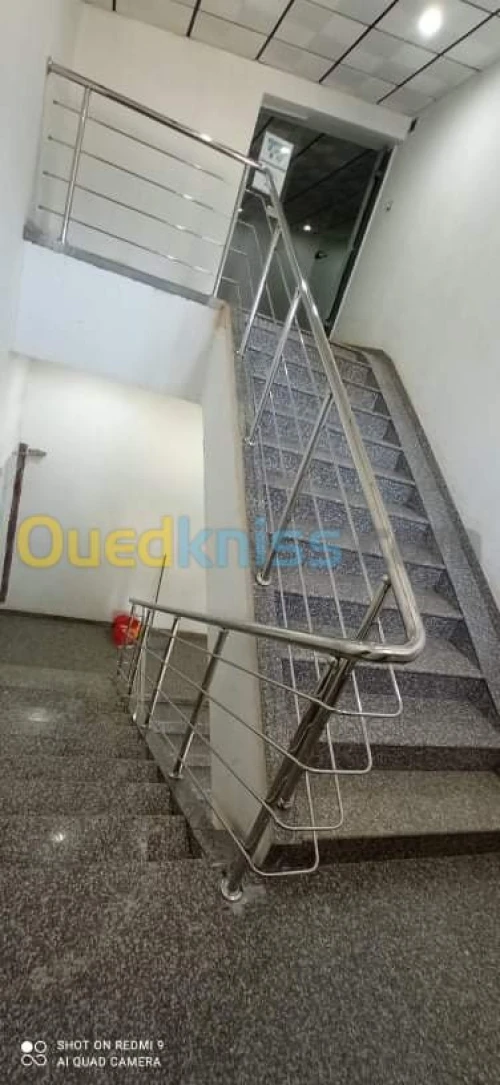 rampe escalier inox et garde corps ino