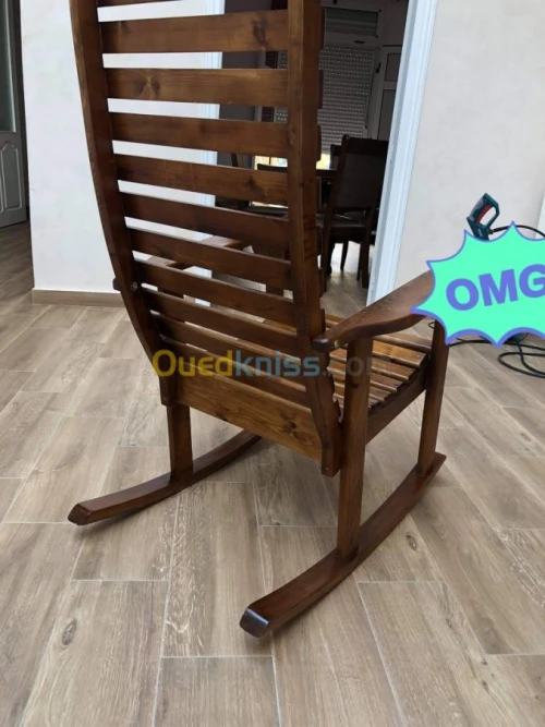Chaise balançoire en boie