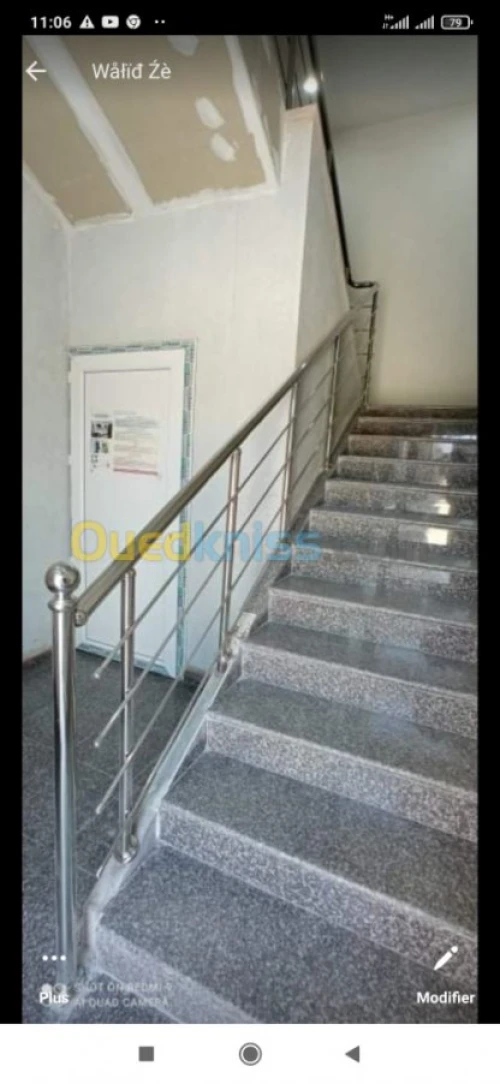 rampe escalier inox et garde corps ino