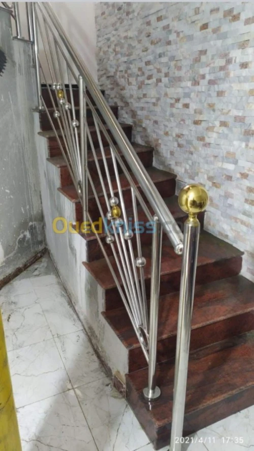 rampe escalier inox et garde corps ino
