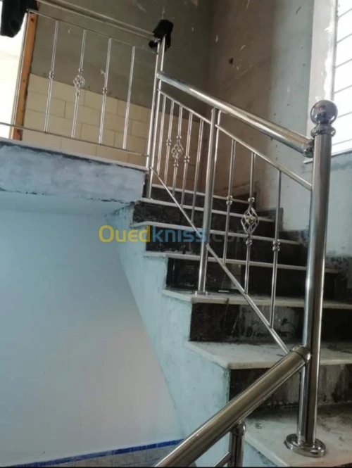 rampe escalier inox et garde corps ino