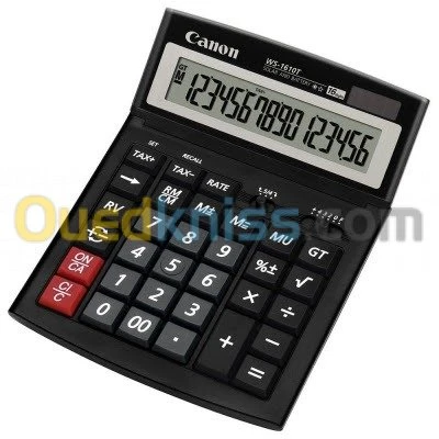 CALCULATRICE CANON WS1610T 16 CH NOIR