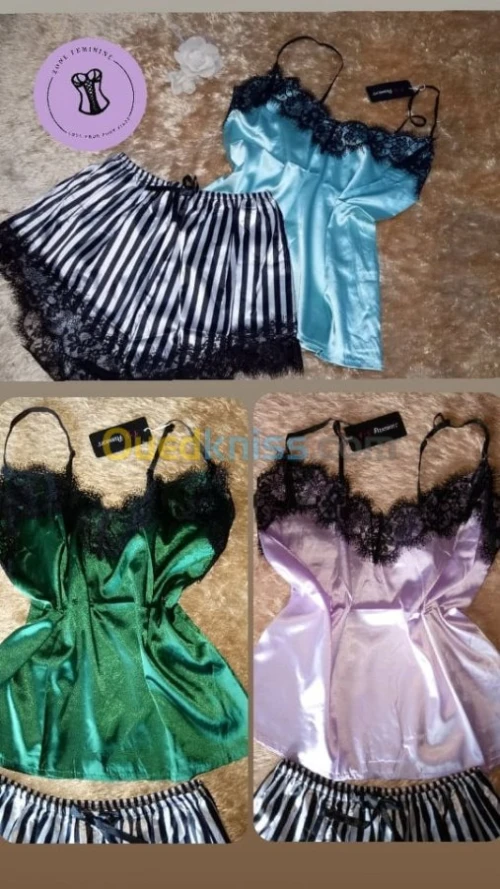 PYJAMAS SHORT EN SATIN