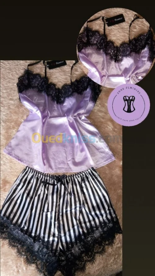 PYJAMAS SHORT EN SATIN