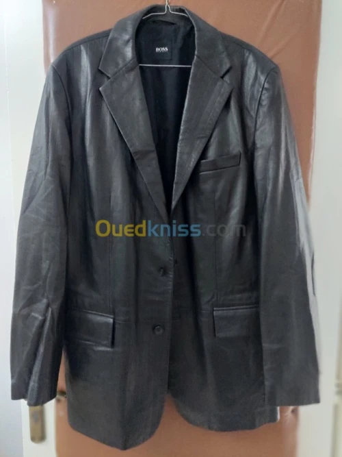 Hugo Boss veste blazer cuir d'agneau
