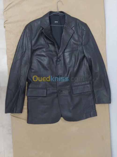 Hugo Boss veste blazer cuir d'agneau