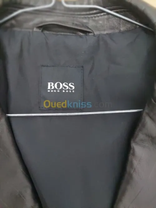 Hugo Boss veste blazer cuir d'agneau
