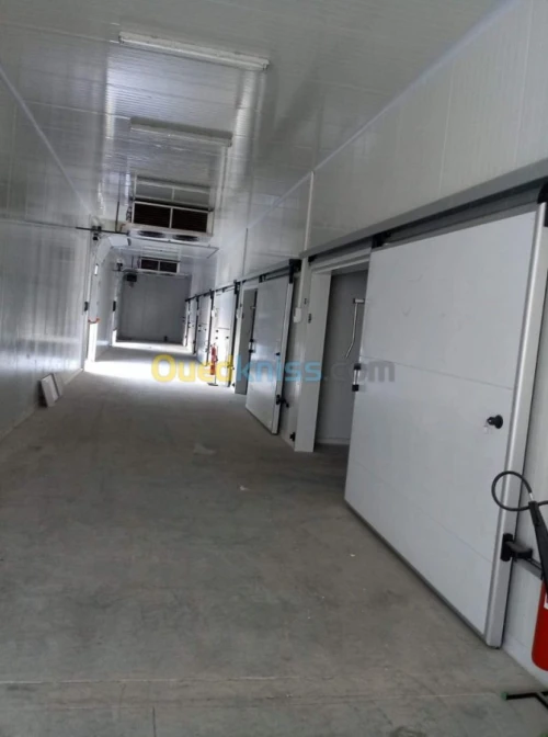 Montage des chambres froides 
