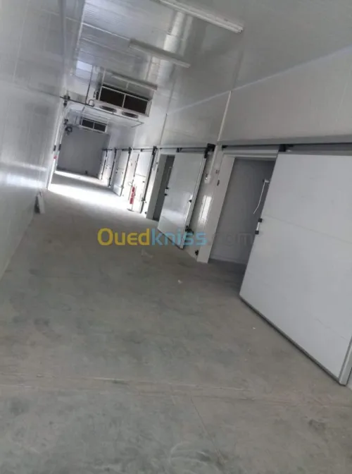 Montage des chambres froides 