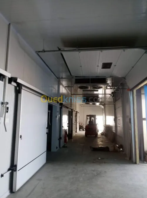 Montage des chambres froides 