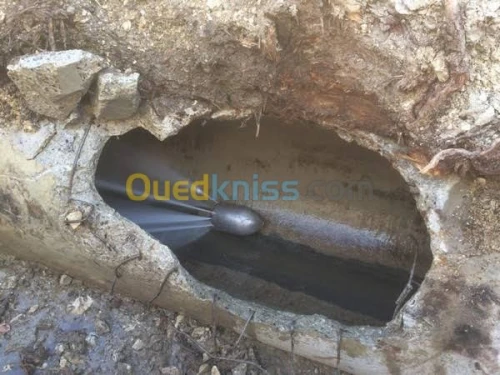 Débouchage conduite curage pompage 
